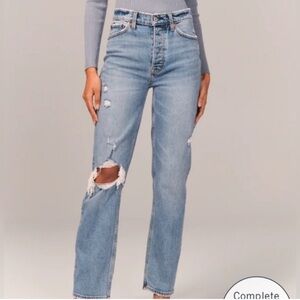 Abercrombie & Fitch Light Blue High Rise Jeans